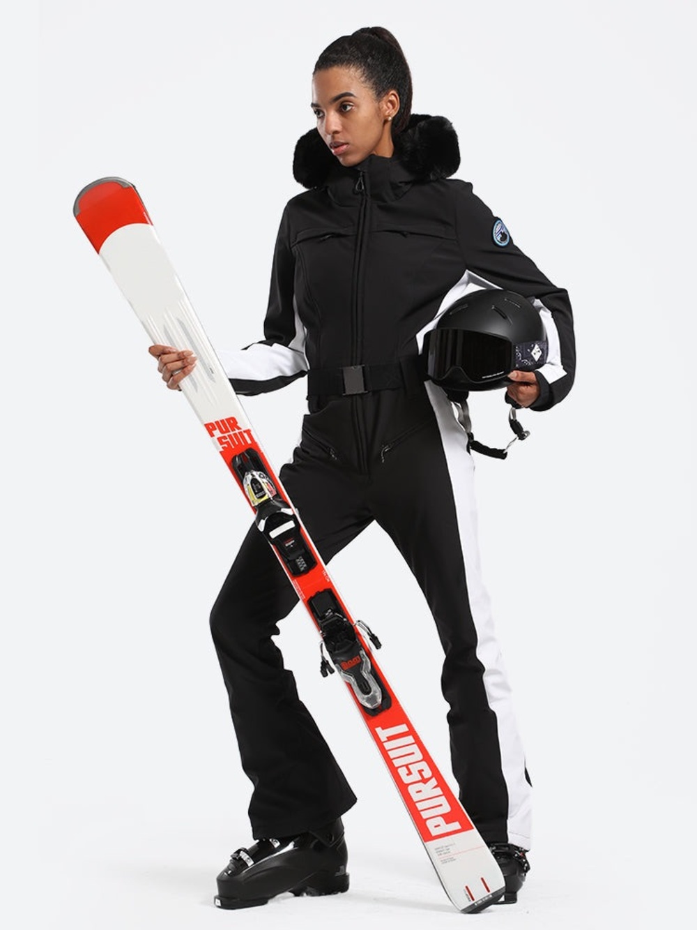 Gsou Snow Women's Classic One Piece Ski Suit size M